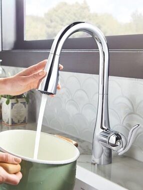 ⭐️ NEW ⭐️ Moen Arbor Chrome Single Handle Faucet 5995